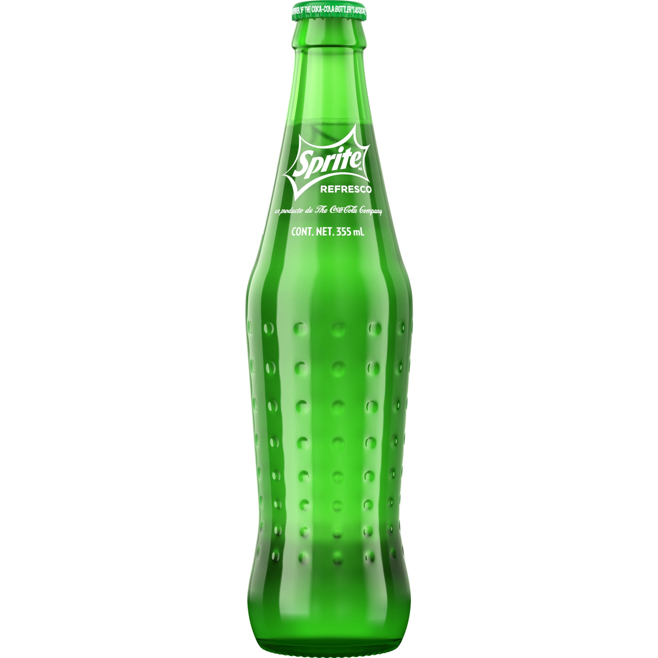 (4 pack) Sprite Lemon-Lime Caffeine Free Soda Pop Glass Bottle, 355 mL