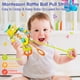 thumbnail image 2 of Hola Montessori Juguetes para niños de 1 año Sonajero Juguetes para la dentición Juguetes para bebés de 0 a 6 meses Juguetes para bebés de 6 a 12 meses Juguetes de cuerda de silicona Juguetes sensoria, 2 of 7