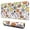 Baseball Football Pattern-1, variant on Long Mouse Pads for Desk,Brown Footballs Pattern Desk Mats on Top Of Desks, Desk Mouse Pad Extra Large with 3mm Non-Slip Base and Stitched Edge for Gaming,Office,Work,Home 31.5"x11.8"