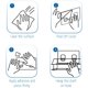 thumbnail image 1 of Toallas de ducha Cesta Estante Organizador de baño Estante de especias de cocina Acero inoxidable SUS304 - Sin perforación, 1 of 2