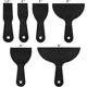 thumbnail image 3 of 6 Pcs Plastic Putty Knife Set, Putty Spatula Drywall Patch Scraper Knives, Wallpaper Paint Scraper Spatula for Wall Spackling Patching Painting Spreading Drywall Spackle Mud, 1.5" 2" 3" 4" 6" 8", 3 of 5