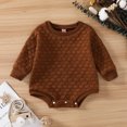 thumbnail image 3 of Gibobby Mamelucos para bebe niño polar de manga larga para niños y niñas, mono liso, sudadera para recién nacidos, monos, ropa(A, 9-12 Meses), 3 of 5