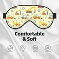 thumbnail image 3 of Xecao Heavy Equipment for Soft Fluffy Sleeping Blindfold, Nap eye cover tailored for the utmost comfort for girls, women, kids, and adults., 3 of 7