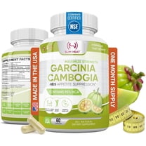 100% Pure Garcinia Cambogia Extract with 95% HCA - Manage Food Cravings - Weight Loss for Woman & Men - Best Carb Blocker - Max Strength Garcinia Cambogia Raw Diet Pills Made in USA - 60 Veg Capsules