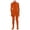 A-Orange188, variant on JAJAHO Kids Halloween Jumpsuit Boys Girls Solid Color High Neck Stretchy Tight Footed Onesie Performance Party Wear