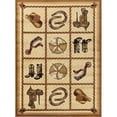 thumbnail image 2 of 4010 Beige 2 ft. 7 in. x 7 ft. 3 in. Southwest Area Rug, 2 of 5