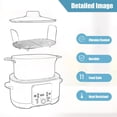 thumbnail image 5 of Steaming Rack For Slow Cooker,Tutuviw304 Stainless Steel Rack,Steam and Roast Rack,Roasting Rack Cooling Rack,Reusable Iron Steamer Rack,Stainless Steel Multicooker Accessories, 5 of 8