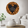 thumbnail image 2 of Stay Wild for a While Inspirational and Motivational Phrase with Heart Shaped Design for Living Room Decoration Vinyl Wall Decal - 28" x 28", 2 of 5