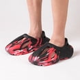 thumbnail image 2 of Clogs for Men Trendy Color Block Thick Sole Cushioned Garden Shoes Hollow out Breathable Sandals Summer Beach Water Shoes Red Size 8, 2 of 5