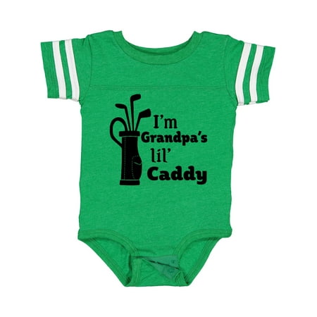 

Inktastic I m Grandpa s Lil Caddy- Golf for Kids Gift Baby Boy or Baby Girl Bodysuit