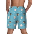 thumbnail image 4 of Daiia Cat Fish Mens Swim Trunks Swim Shorts Quick Dry Swim Shorts with Mesh Lining Pockets-X-Large, 4 of 9