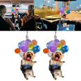 thumbnail image 2 of Cute Dog Car Hanging Ornament With Colorful Balloon Hanging Ornament Decor W5Q0, 2 of 8
