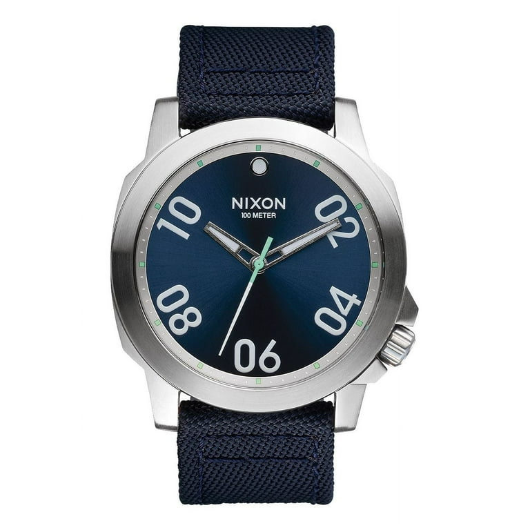 Nixon Men's Ranger 45 Nylon A514-2076 Watch Navy/Brass - Walmart.com