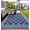 Dark Blue White, variant on Nanan 10x14 Outdoor Rug,Lightweight Reversible Outdoor Rug, Trellis Pattern with Decorative Diamond Border, Weather Resistant Easy Clean for Yard, Garden, Balcony, Poolside, Picnic, Dark Blue White