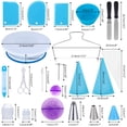 thumbnail image 3 of ZOUYUE 150pcs Cake Decorating Supplies Set, Cupcake Decorating Kit Baking Equipment Rotating Turntable Stand, Piping Nozzles and Bags, Cake Scrapers, Icing Spatula, 3 of 8