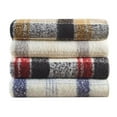 thumbnail image 3 of Woolrich Bloomington Mid-Century Faux Mohair to Sherpa Fabric Throw in Tan, 3 of 8