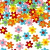 Self-Adhesive Felt Flowers Stickers Childrens Art and Craft Activities (Pack of 60), Add some flower power to your arts and crafts! By Baker Ross Ship from US