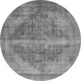 thumbnail image 1 of Ahgly Company Indoor Round Oriental Gray Industrial Area Rugs, 5' Round, 1 of 4