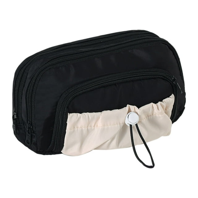 Large Capacity Pencil Case with Zipper School Supplies Organizer Holder for Pens Markers Stationery Middle High School College Office Desk Essentials Teens Adults Boys Girls Portable Pencil Bag