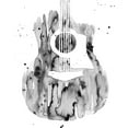 thumbnail image 2 of Warren, Annie 15x18 White Modern Wood Framed Museum Art Print Titled - Guitar Flow III, 2 of 4