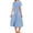 Light blue, variant on Aellinatey Patient Gown With Adaptive Design Overlap Open Back Tear Away Hospital Dress