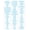 Cyan Inverted, variant on Toolbox Organizational Magnetic Labels Ultimate Set by DCM Solutions (Red Inverted, 0.5"H x 4.5"W)