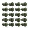 thumbnail image 4 of Tachiuwa 20 Pieces Toggle Clips Cord Ends Bell Stoppers for Bag Paracord Backpack Lanyard Green, 4 of 9