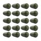 thumbnail image 4 of Topes de campana perfecl 20x con extremos de cable con bloqueo de tapa Verde, 4 of 8