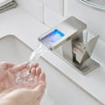 thumbnail image 4 of ANGELES HOME LED Light Bathroom Faucet Waterfall Single Handle One Hole Faucet for Bathroom Sink Mount Vanity Faucet, 4 of 10