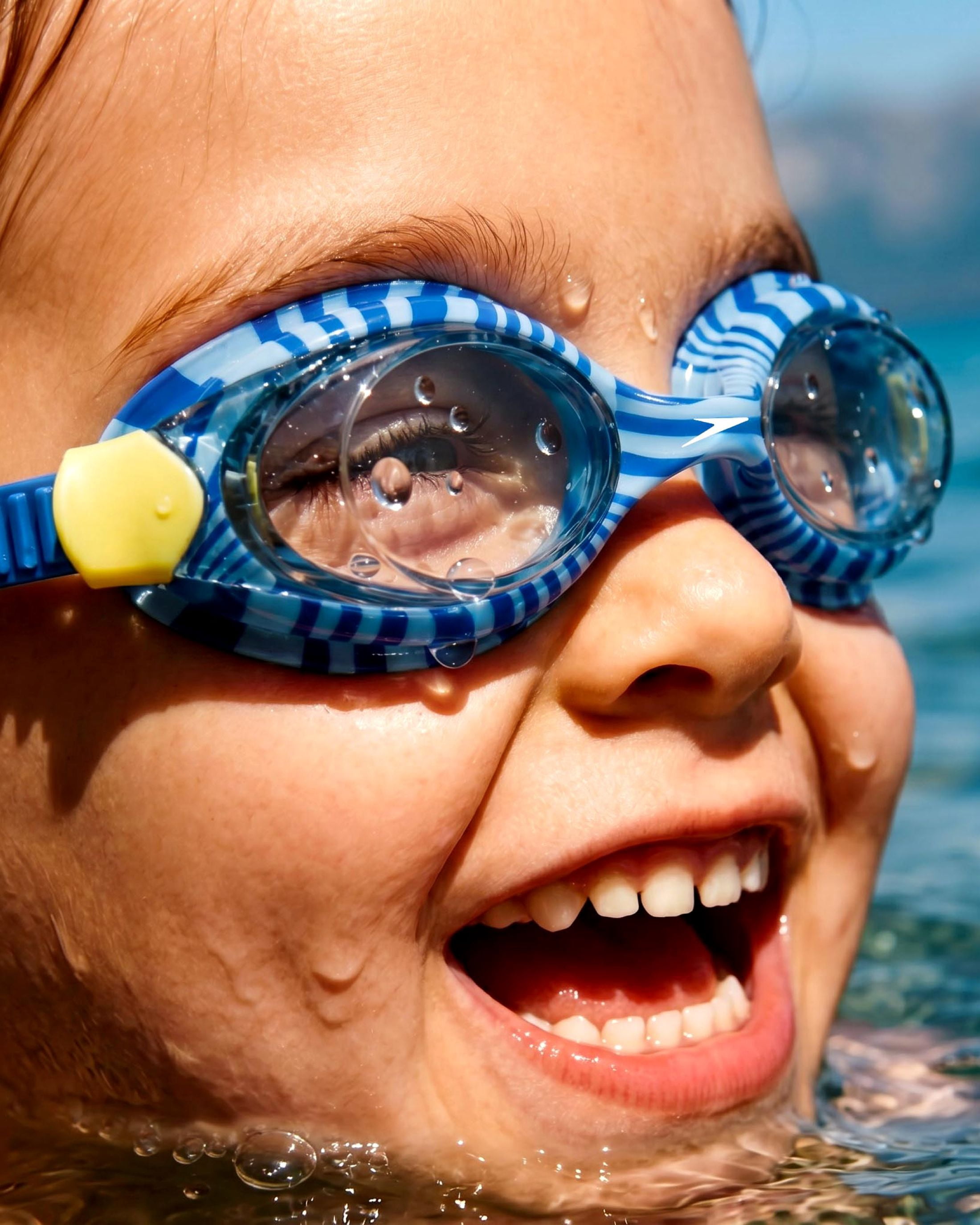 (2 pack) Speedo Kids Clipper Swim Goggle, Soft Fit with Anti‑Fog and UV Protection, Ages 3–6