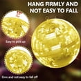 thumbnail image 3 of Meoldis Gold Disco Ball Decor - Large Hanging Mirror Ball with Reflective Glass, Sparkling Disco Party Decoration for Weddings, Stage, Home, Events (12/16/20 Inch), 3 of 8