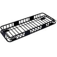 thumbnail image 3 of JINS and VICO Universal Rooftop Cargo Carrier Basket 150 lbs, Steel Black, 64" x 23" x 6", 3 of 7
