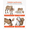 thumbnail image 4 of VEVOR Leurres Cerf Extérieur Réalistes Durables Leurres Biche pour la Chasse Jambes Pliables Lot de 1, 4 of 9