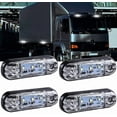 thumbnail image 4 of Side Marker Lights, 10pcs 3LED Car Marker Lights Car Side Indicators Lights 12V 24V Front Rear Side Light Position Lamps for Truck Lorry, 4 of 8