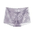thumbnail image 2 of Ashirexll Plus Size Underwear for Women, Ladies Underwear Panties, Solid Color Lace Hollow Out Casual Fashionable Briefs, 2 of 5