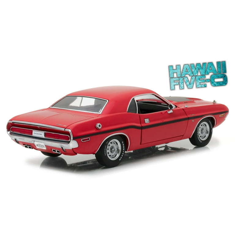 1970 Dodge Challenger R/T Red with Black Stripes \Hawaii Five-0