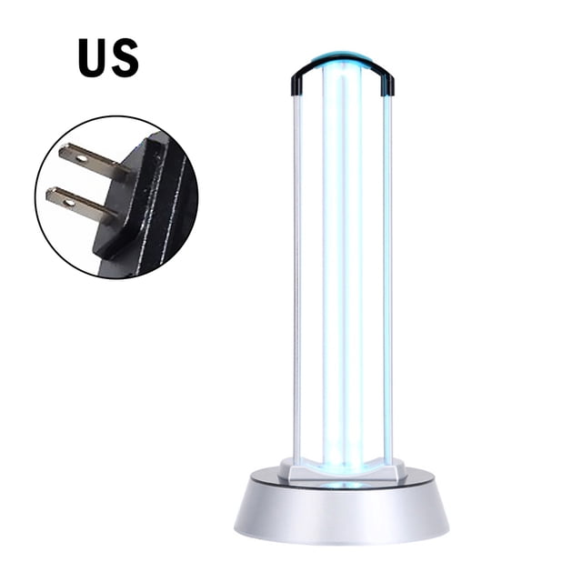 Lámpara UV de 40W Control remoto inteligente de detección del cuerpo humano 254nm Luz UV de cuarzo Enchufe de EE. UU. Plata sidaley HA4877-02B