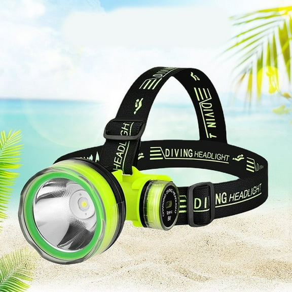 Professional Grade 500M Waterproof LED Headlamp for Divers and Teachers