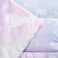 thumbnail image 3 of Nap Mat with Removable Pillow for Kids Toddler Boys Girls Daycare Preschool Kindergarten Sleeping Bag, Colorful Unicorns Stars, 100% Soft Microfiber, 3 of 5