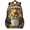 Bronze, variant on Skull Cherry Blossoms Backpack, Large Gothic Skull Floral Travel Laptop Backpack Men Women Work Business Computer Casual Daypack Rucksack, 18 Inch