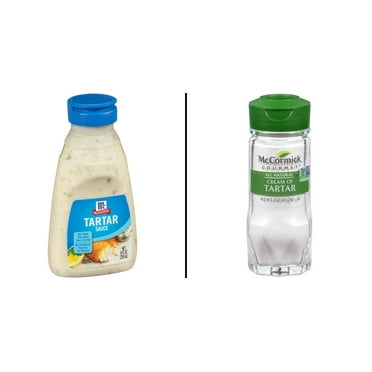 McCormick Tartar Sauce 8 fl oz & McCormick Gourmet All Natural Cream of Tartar 2.62 oz