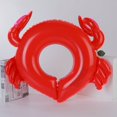 thumbnail image 5 of 1 Uds. Asiento inflable de agua flotante, cangrejo rojo inflable, anillo de natación, asiento flotante para niños-rojo, 5 of 5