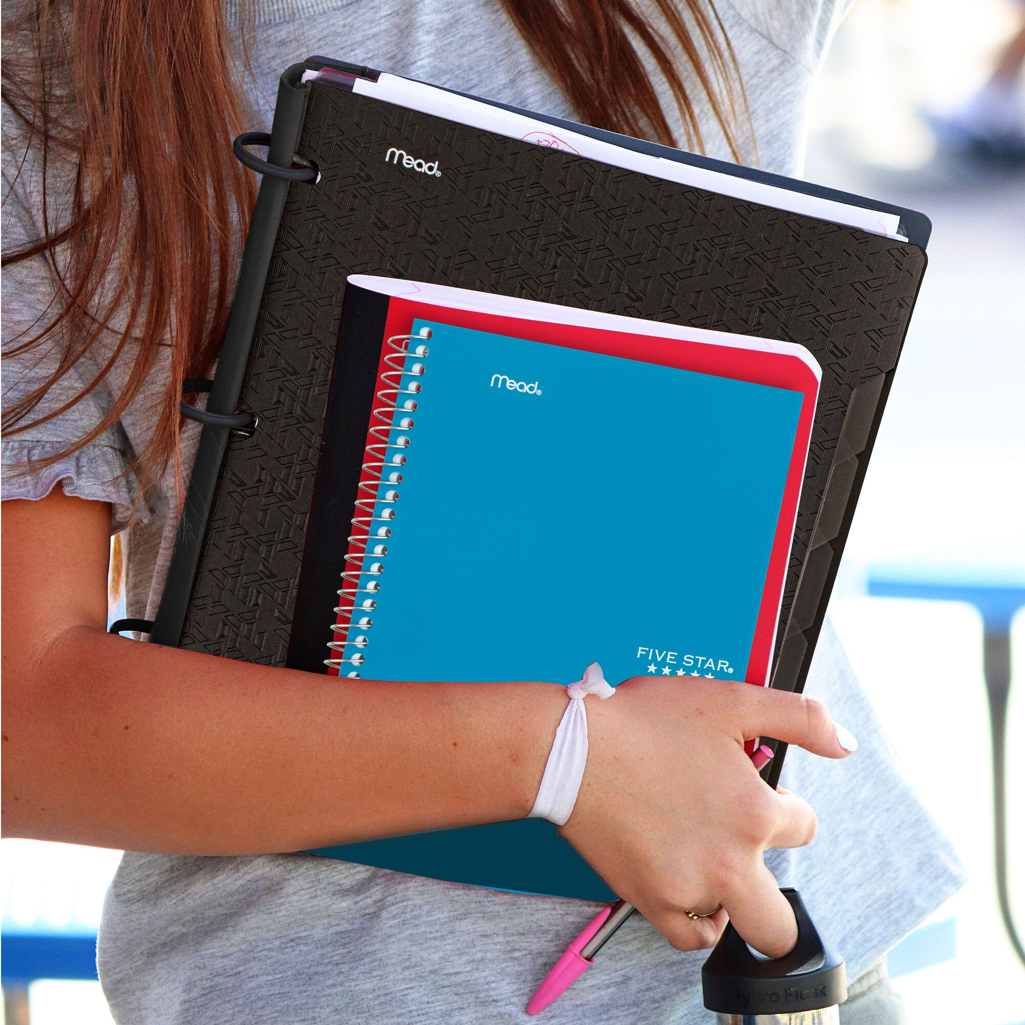 Five Star Spiral Notebook 2 Subject College Ruled 6 x 9 12 6 Pack Assorted