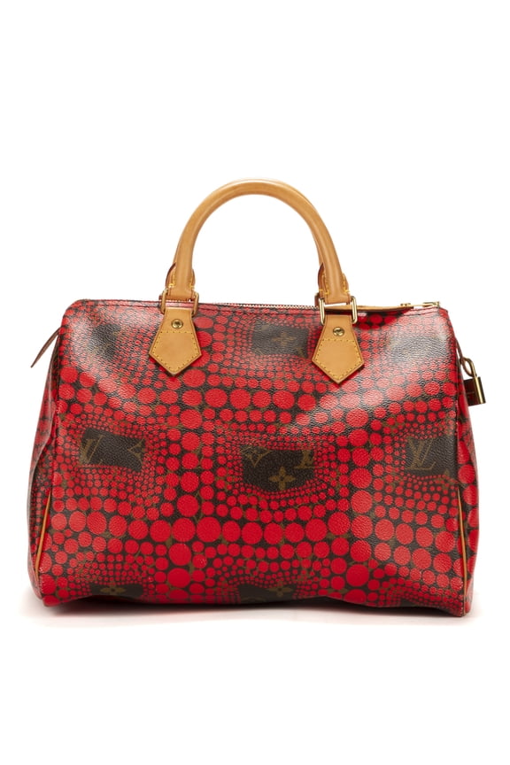 Pre-Owned Louis Vuitton Brown Ltd. Ed. Yayoi Kusama Infinity Dots Speedy 30 Handbag
