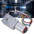 thumbnail image 3 of Gear Motor with Encoder, DC12V JGY371  Gear Motor, High Torques Turbines Electric  Motor Gear Speed Reducer with, Hobby Rc Vehicle Motors, 3 of 8