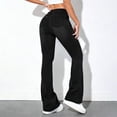 thumbnail image 6 of Fmbrln Jeans for Women Stretchy Waist Flare Jeans Baggy Straight Leg Jeans Casual Loose Denim Pants with Pockets, 6 of 9