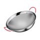 thumbnail image 5 of Sartén de acero inoxidable sartén salteado para cocinar calefacción rápida calefacción rápida freír sartén de parrilla coreana para cocina doméstica 10 pulgadas sin tapa, 5 of 8
