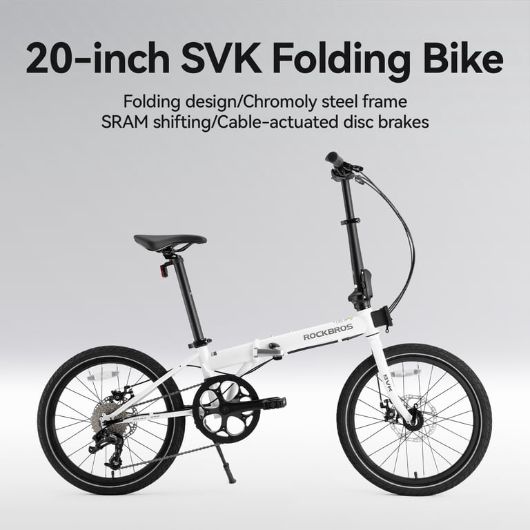 ROCKBROS SVK Folding Bike 20-inch SRAM Shifting 9-speed Chromoly