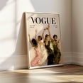 thumbnail image 3 of Vogue Poster Fashion Illustration Print Champagne Party Wall Art Elegant Women Painting Editorial Decor Chic Room Art UNFRAMED, 3 of 5