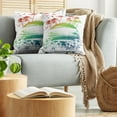 thumbnail image 5 of Ambesonne Colorful Throw Pillow Cover 2 Pack, Grunge Summer Scenery, 16", Multicolor, 5 of 7